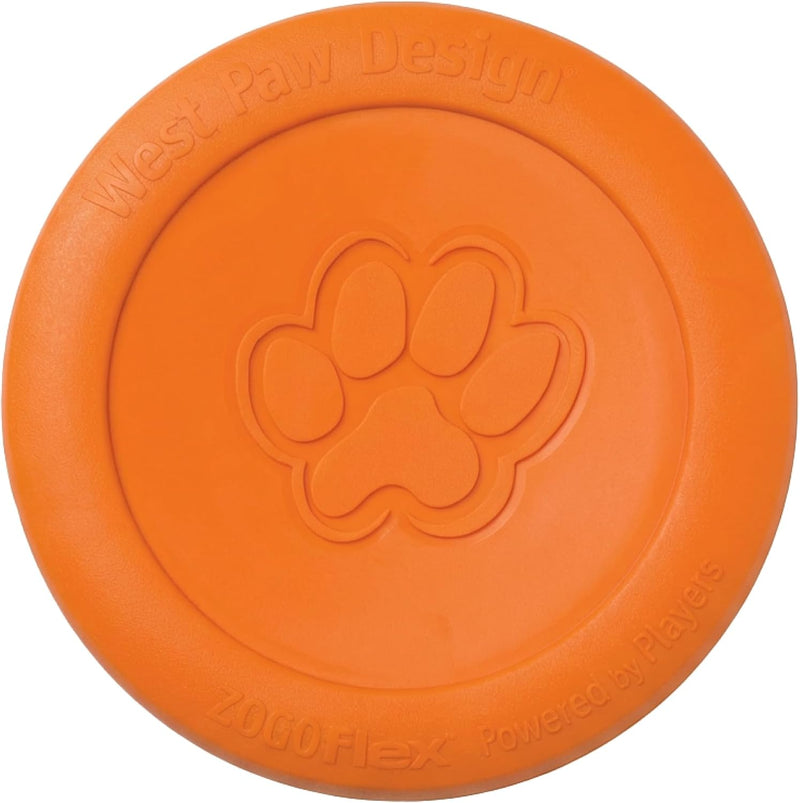 WEST PAW Zisc High-Flying Disc Dog Toy - Large / Tangerine / 1