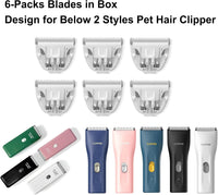 Professional Household Waterproof Low Noise Pet Hair Clippers - Ap005-6p-blades - image 2