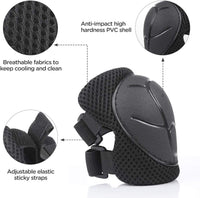 DaCool Kids Bike Helmet Set Skateboard Knee Pads - 3-Black - image 3