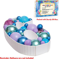 28 inch DIY Mosaic Balloon Number 1 Frame, Party Backdrop Decor – Fun for Kids & Family - Number 6 - image 3