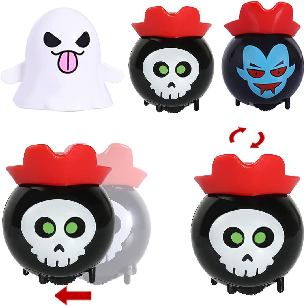 Max Fun Halloween wind up toys 18 pack, assorted vampire, pumpkin, skull, mummy and ghost toys - view 5