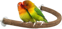 Natural Wood Bird Perch, U-Shaped Bird Perch for Cage – Essentials for Birds - 1 Pcs S U Perch