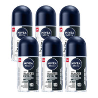 Nivea Men Invisible Deodorant Roll-On - Black & White Protection | 1.69 fl oz