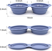 SLSON Collapsible Dog Bowls - Taro Purple - image 3