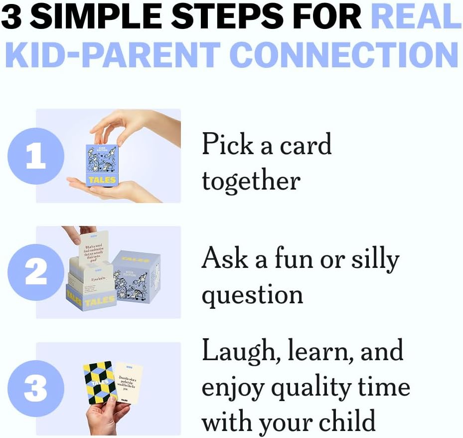TALES 150 Conversation Cards, Create Meaningful Connections - Kids Edition - image 2