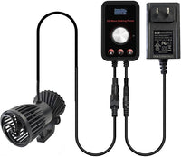 CONQUERALL 520-2600GPH 15W Wave Maker 24V DC Multi Angle Direction Sine Wave Technology Large Flow Suit for Fish Tank Aquarium Freshwater and Saltwater