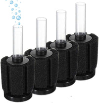 Bio Sponge Filter Air Pump Driven Up to 20 Gallon Each - Small 4-pack