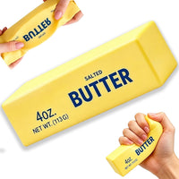 Fuzz Ball Squishy Stress Ball - Butter-1pcs