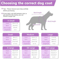 Dog Winter Coat,Warm Fleece Lined Dog Jacket with Leash Hole & Hood – Essentials for Dogs - Purple / X-Large - image 3