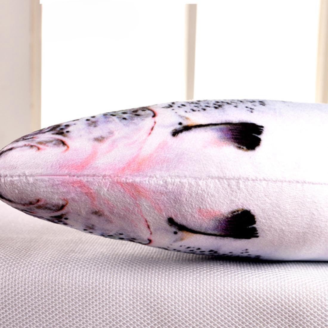 OPHRBU 24 inch fish plush pillow shaped like a realistic carp with soft short plush fabric - view 8
