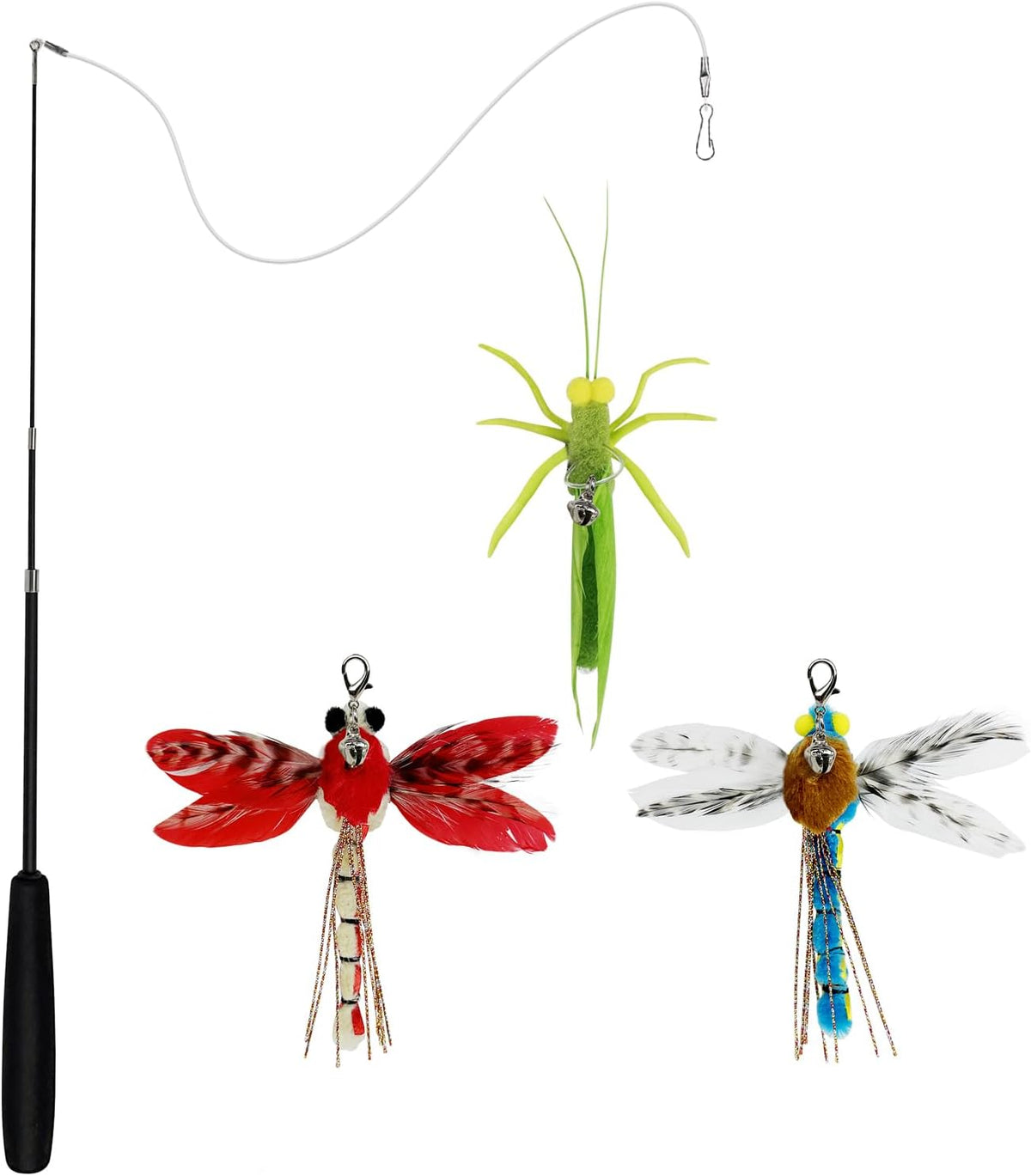 TTcat Cat Feather Wand Toys