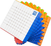 MoYu Meilong 9x9 stickerless speed cube, 74 mm puzzle with bright colored faces - view 3
