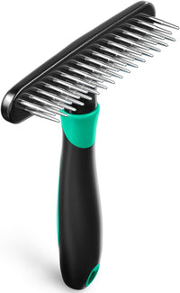 DOGI Deshedding Brush, Undercoat Rake for Dogs, Cats, Matted - Green
