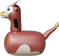 Hearthsong Hop N Go Inflatable Unicorn Riding Bouncy Hopping Toys - Bull / 1 Pack - image 2