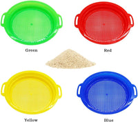 OJYUDD 4 Pack Sand Sifter Sieves for Adults - Multi - Colored - image 4