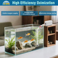 Quiet Aquarium Air Pump 3W Fish Tank Oxygen Aerator Pump with Air - 3W - image 2
