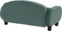 Paws & Purrs Cat Sofa Bed, Pet Couch for Indoor Cats Elevated Cat Beds with Removable Washable Mattress Cover for Kitten, Puppy or Small Animal- 31.5" Wide, Teal