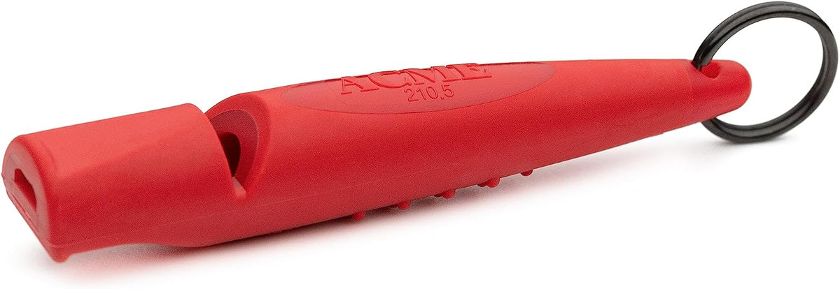 ACME Alpha 210.5 Dog Training Whistle with Enhanced Ergonomic Grip. - Carmine Red