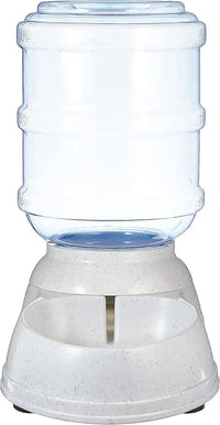 Amazon Basics Gravity Pet Water Dispenser for Cat, Dog, 1 gallon Capacity, Small, Gray