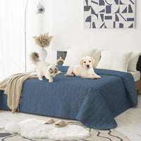 Tcksstex Waterproof Blanket Couch Cover for Dogs Pet Bed Protector – Essentials for Dogs - Navy Blue / 68x82Inch (Pack of 1) - image 2