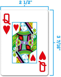 Copag 1546 Design 100% Plastic Playing Cards - Jumbo Index / 6 Sets - image 4