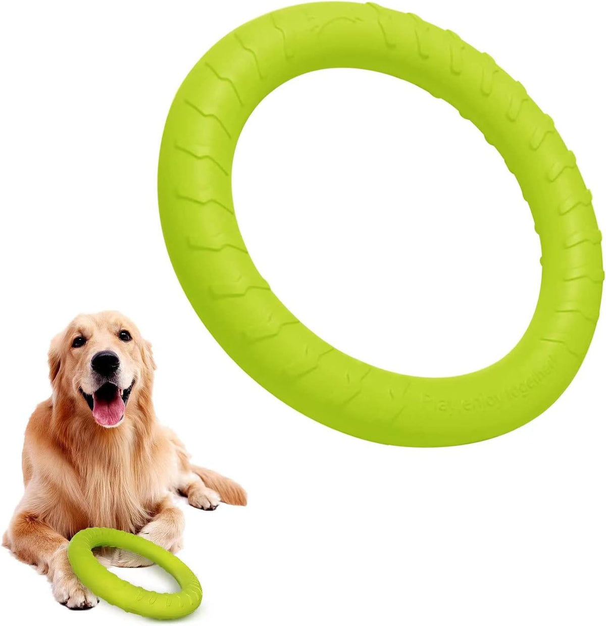 XL Large Indestructible Dog Toys - Large Size green