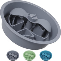 AVERYDAY Slow Feeder Dog Bowls for Large Breed - Petal Feeder Grey / 2.5 Cup - Fit 7.5-7.7'' Feeder Holes