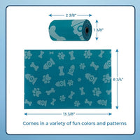 Best Pet Supplies Dog Poop Bags (240 Bags) for Waste Refuse Cleanup, Doggy Roll Replacements for Outdoor Puppy Walking and Travel, Leak Proof and Tear Resistant, Thick Plastic - Turquoise