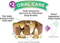 Dog Dental Treats – Vet VOHC Approved – Delicious Chicken Protein – Removes Tartar with Cleaning Comb Shape – Dental Dog Treats for Large Dogs (24oz, 18 Count)