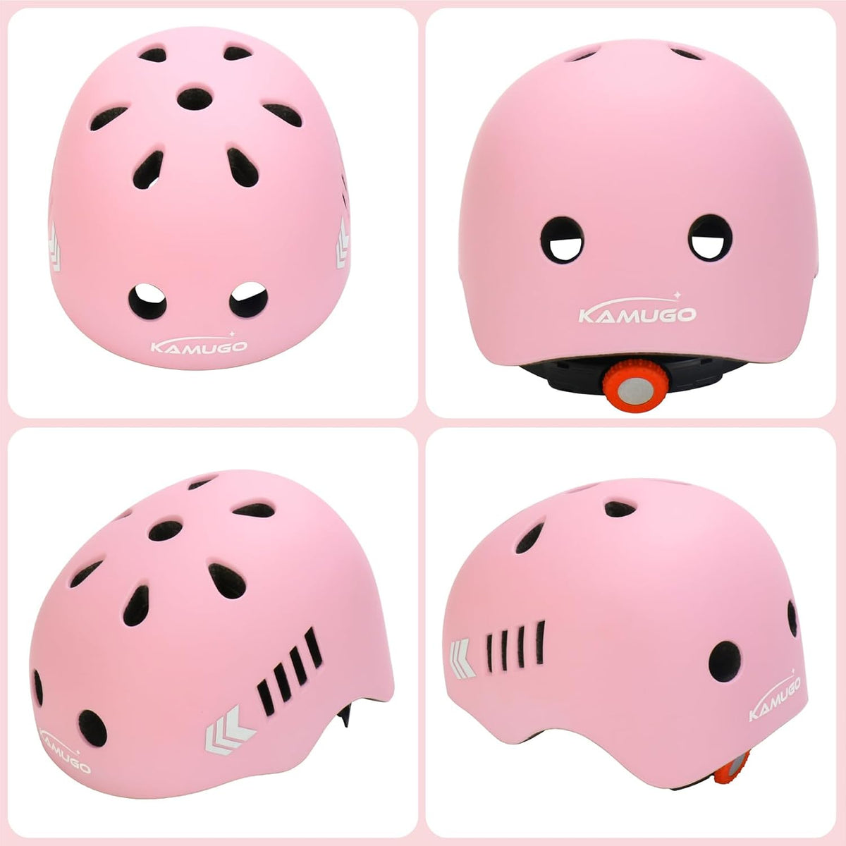 KAMUGO Kids Bike Helmet Set - Pink - image 2