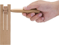MIHEY Traditional Matraca Toy Wooden Spinning Rattle Ratchet Noise - image 3