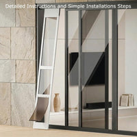 Dog Door for Sliding Glass Door - White / Large - image 3