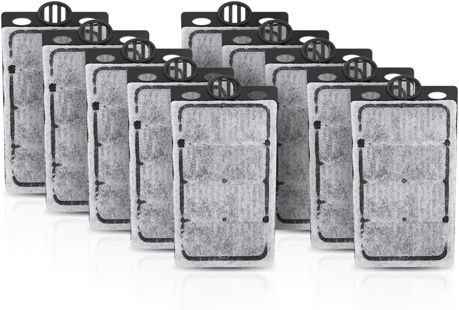 DaToo aquarium filter cartridges for the DTF-01, double-sided cotton with activated carbon