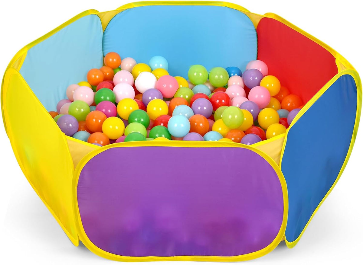 Eocolz Kids Ball Pit Large Pop Up Childrens Ball Pits Tent - Multicolor