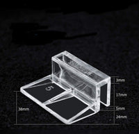 4pcs Clear Color Acrylic Aquarium Fish Tank Glass Cover Clip Support - 5mm - image 2