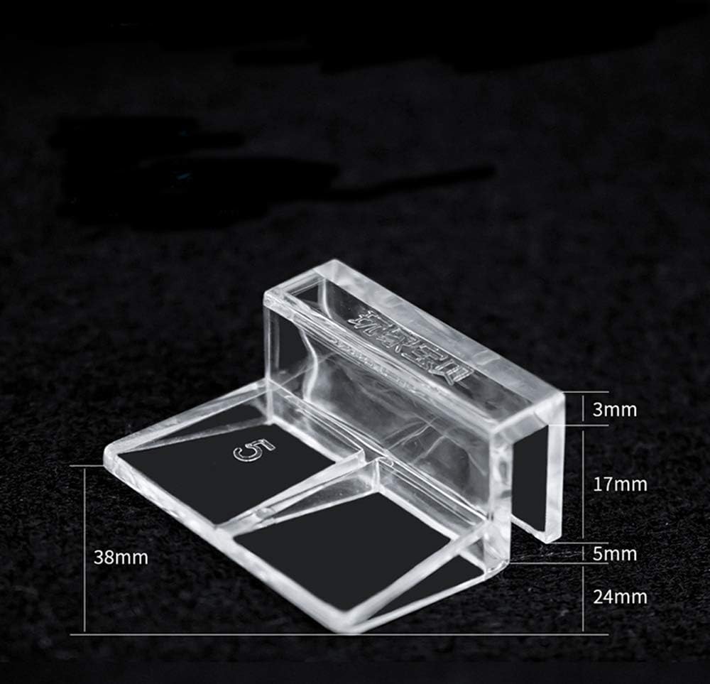 4pcs Clear Color Acrylic Aquarium Fish Tank Glass Cover Clip Support - 5mm - image 2