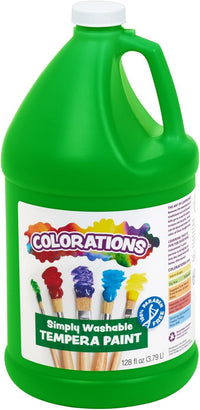 Colorations washable white tempera paint, paraben-free 1 gallon size - view 5