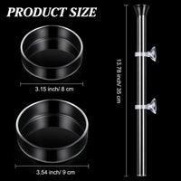 CHENGU 3 Pcs Shrimp Feeding Tube and Dish - 14" + 2 Tray - image 2