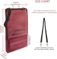 Horse Bridle Bag, Horse Tack Carry Bag with 3 Prong Tack Rack for Halters, Bridle, Harness, Equestrian Reins, Bits and Headstalls (Wine Red)