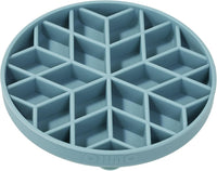 OHMO Slow Feeder Dog Bowl, 5.9" Lick Mat for Dogs, Tree of Life - Light Blue / Diamond-S(5.9")