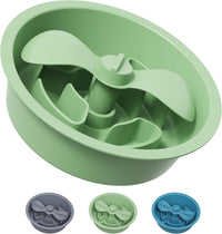 AVERYDAY Slow Feeder Dog Bowls for Large Breed - Petal Feeder Green / 1.5 Cup - Fit 6.4-6.7'' Feeder Holes