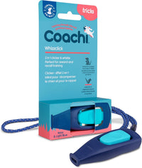 Company of Animals Coachi Whizzclick, Light Blue/Navy Button - Navy