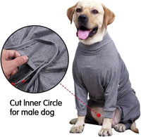Modal cotton pullover dog recovery suit for medium and large dogs - view 3