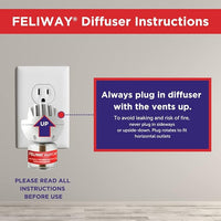 FELIWAY® MultiCat 3 x 30 Day Cat Calming Refills for Pheromone Diffuser, 3 x 48ml Value Pack- Helps Reduce Conflicts and Signs of Tension in Multi-Cat Households