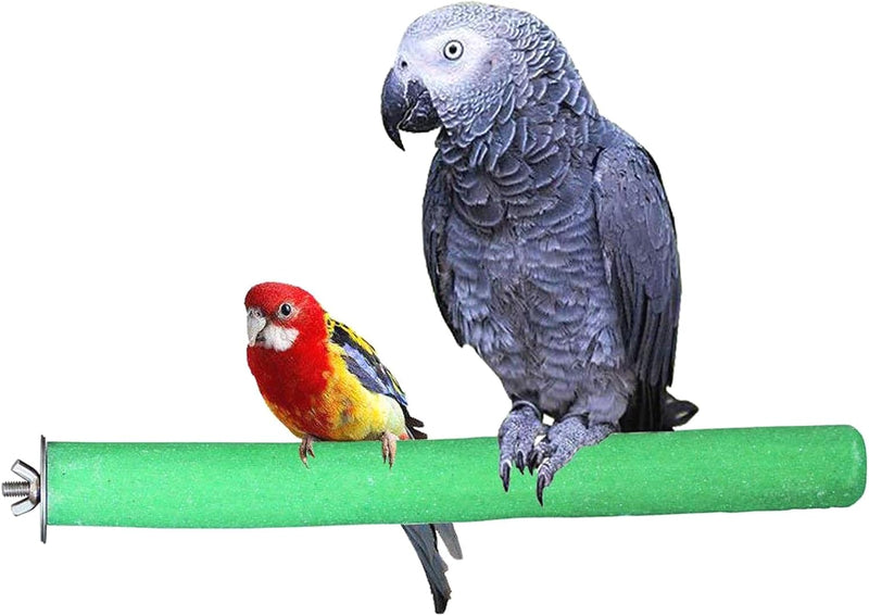 Bird Perch Rough-surfaced Nature Wood Stand Toy Branch for Parrots – Essentials for Birds - Straight Perch / M