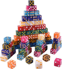 AUSTOR 100 Pcs 6 Sided Game Dice Set - 100 Pieces Square C - image 4