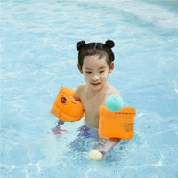 HOMEGOAL inflatable swim arm bands, 3 pairs of blue floaties with double air chambers - view 7