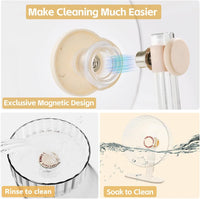 Super Silent Hamster Wheel 10.2 Inch, Magnetic Running Wheel - Cream White / Medium(10.4 inch) - image 4