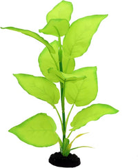 2-Pack 12 Inch Aquarium Silk Aquarium Plants, Artificial Plastic Plant for Small Tank, Goldfish, Fish Hides (Light Green, 12 Inch)