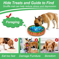 Vivifying Snuffle Mat for Dogs - Blue&Green&Brown - image 3